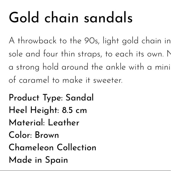 Alohas chain strap sandals - Picture 5 of 5